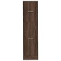 Armario botiquín madera ingeniería marrón roble 30x41x118 cm by , Lockers and storage cabinets - Ref: Foro24-855166, Price: 8...