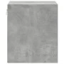 Mesita de noche de pared con luces LED gris hormigón by , Nightstands - Ref: Foro24-852067, Price: 32,88 €, Discount: %