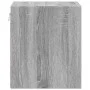 Wand-Nachttisch mit LED-Lichtern in Grau Sonoma von , Nachttische - Ref: Foro24-852071, Preis: 33,65 €, Rabatt: %