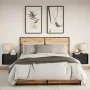 Mesitas de noche de pared con luces LED 2 unidades negro von , Nachttische - Ref: Foro24-852092, Preis: 63,46 €, Rabatt: %
