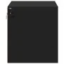 Mesitas de noche de pared con luces LED 2 unidades negro von , Nachttische - Ref: Foro24-852092, Preis: 63,46 €, Rabatt: %
