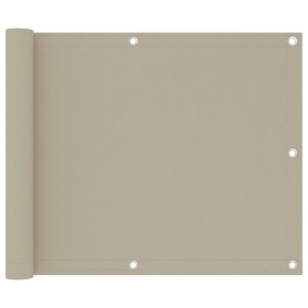 Balkonmarkise beiges Oxford-Gewebe 75x500 cm von vidaXL, Sonnenschirme - Ref: Foro24-134938, Preis: 24,22 €, Rabatt: %
