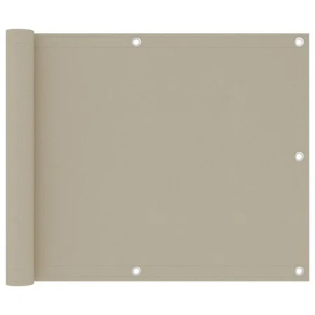 Balcony awning beige oxford fabric 75x500 cm by vidaXL, Umbrellas - Ref: Foro24-134938, Price: 24,22 €, Discount: %