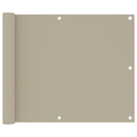 Balkonmarkise beiges Oxford-Gewebe 75x500 cm von vidaXL, Sonnenschirme - Ref: Foro24-134938, Preis: 24,22 €, Rabatt: %