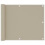 Balkonmarkise beiges Oxford-Gewebe 75x500 cm von vidaXL, Sonnenschirme - Ref: Foro24-134938, Preis: 24,22 €, Rabatt: %