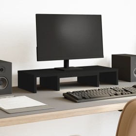 Soporte de pantalla ajustable madera negro 60x24x10,5 cm von , Computersockel und -erhöhungen - Ref: Foro24-854626, Preis: 21...
