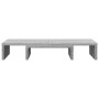 Soporte de pantalla ajustable madera gris Sonoma 60x24x10,5 cm by , Computer bases and risers - Ref: Foro24-854630, Price: 22...