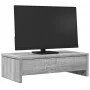 Soporte de monitor con cajones madera gris Sonoma 50x27x15 cm by , Computer bases and risers - Ref: Foro24-854666, Price: 30,...