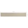 Balcony awning beige oxford fabric 75x500 cm by vidaXL, Umbrellas - Ref: Foro24-134938, Price: 24,22 €, Discount: %