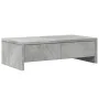 Soporte de monitor cajones madera gris hormigón 50x27x15 cm by , Computer bases and risers - Ref: Foro24-854664, Price: 29,21...