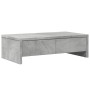 Soporte de monitor cajones madera gris hormigón 50x27x15 cm by , Computer bases and risers - Ref: Foro24-854664, Price: 26,43...