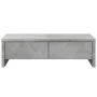 Soporte de monitor cajones madera gris hormigón 50x27x15 cm by , Computer bases and risers - Ref: Foro24-854664, Price: 29,21...