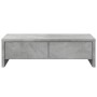 Soporte de monitor cajones madera gris hormigón 50x27x15 cm by , Computer bases and risers - Ref: Foro24-854664, Price: 26,43...