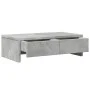 Soporte de monitor cajones madera gris hormigón 50x27x15 cm by , Computer bases and risers - Ref: Foro24-854664, Price: 29,21...