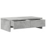 Soporte de monitor cajones madera gris hormigón 50x27x15 cm by , Computer bases and risers - Ref: Foro24-854664, Price: 26,43...
