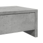 Soporte de monitor cajones madera gris hormigón 50x27x15 cm by , Computer bases and risers - Ref: Foro24-854664, Price: 26,43...