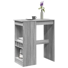 Mesa alta con estantes madera gris Sonoma 90x47,5x103,5 cm by , Kitchen and dining tables - Ref: Foro24-854342, Price: 78,26 ...