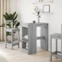 Mesa alta con estantes madera gris Sonoma 90x47,5x103,5 cm by , Kitchen and dining tables - Ref: Foro24-854342, Price: 78,26 ...