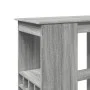 Mesa alta con estantes madera gris Sonoma 90x47,5x103,5 cm by , Kitchen and dining tables - Ref: Foro24-854342, Price: 78,26 ...