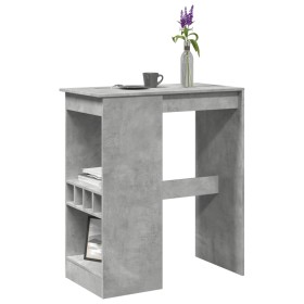 Hohes Regal mit grauem Holz- und Betonregalen, 90x47,5x103,5 cm. von , Küchen- und Esstische - Ref: Foro24-854340, Preis: 90,...