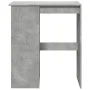 Mesa alta con estantes madera gris hormigón 90x47,5x103,5 cm de , Mesas de cocina y de comedor - Ref: Foro24-854340, Precio: ...