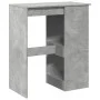 Hohes Regal mit grauem Holz- und Betonregalen, 90x47,5x103,5 cm. von , Küchen- und Esstische - Ref: Foro24-854340, Preis: 88,...