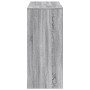 Hohes Tisch mit grauem Sonoma-Regal 124x46x103,5 cm von , Küchen- und Esstische - Ref: Foro24-854396, Preis: 88,27 €, Rabatt: %