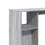Mesa alta con estante gris Sonoma 124x46x103,5 cm de , Mesas de cocina y de comedor - Ref: Foro24-854396, Precio: 87,07 €, De...
