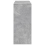 Bar-Tisch mit Regal aus grauem Holz und Beton 124x46x103,5 cm. von , Küchen- und Esstische - Ref: Foro24-854394, Preis: 93,92...