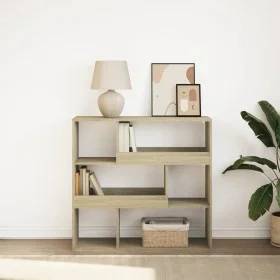 Raumteiler-Regal Eiche Sonoma 100x33x94,5 cm von , Bücherregale und Regale - Ref: Foro24-854438, Preis: 73,13 €, Rabatt: %