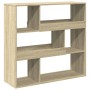 Raumteiler-Regal Eiche Sonoma 100x33x94,5 cm von , Bücherregale und Regale - Ref: Foro24-854438, Preis: 74,15 €, Rabatt: %