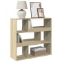 Raumteiler-Regal Eiche Sonoma 100x33x94,5 cm von , Bücherregale und Regale - Ref: Foro24-854438, Preis: 74,15 €, Rabatt: %
