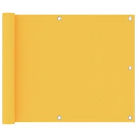 Balcony awning yellow oxford fabric 75x500 cm by vidaXL, Umbrellas - Ref: Foro24-135022, Price: 21,89 €, Discount: %