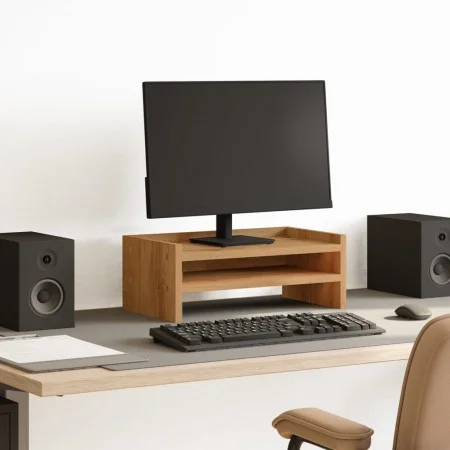 Soporte de pantalla madera de ingeniería artisian 42x24x16 cm by , Computer bases and risers - Ref: Foro24-854723, Price: 21,...