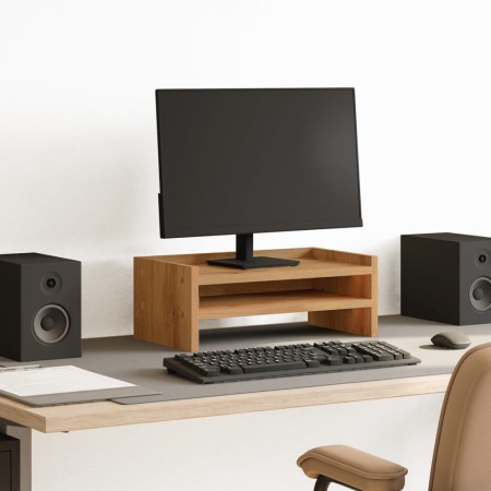 Soporte de pantalla madera de ingeniería artisian 42x24x16 cm by , Computer bases and risers - Ref: Foro24-854723, Price: 21,...