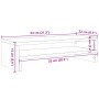 Soporte de pantalla madera ingeniería roble Sonoma 54x22x15 cm by , Computer bases and risers - Ref: Foro24-854777, Price: 28...