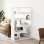 Raumteiler aus weißem Ingenieurholz 100x33x156,5 cm von , Bücherregale und Regale - Ref: Foro24-3309492, Preis: 116,68 €, Rab...