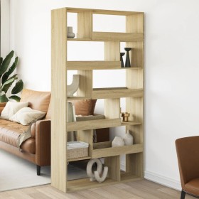 Separador de ambientes madera roble Sonoma 100x33x187,5 cm by , Bookcases and shelves - Ref: Foro24-3309503, Price: 150,79 €,...
