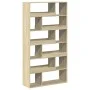 Separador de ambientes madera roble Sonoma 100x33x187,5 cm de , Librerías y estanterías - Ref: Foro24-3309503, Precio: 148,70...