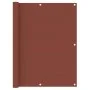 Terracotta oxford fabric balcony awning 120x500 cm by vidaXL, Umbrellas - Ref: Foro24-134982, Price: 20,64 €, Discount: %