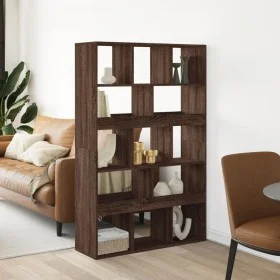Separador de ambientes madera marrón roble 100x33x156,5 cm by , Bookcases and shelves - Ref: Foro24-3309534, Price: 119,56 €,...