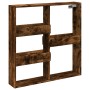 Armario de pared madera de ingeniería roble ahumado 80x15x80 cm by , Shelves and shelves - Ref: Foro24-854548, Price: 27,20 €...