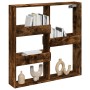 Armario de pared madera de ingeniería roble ahumado 80x15x80 cm by , Shelves and shelves - Ref: Foro24-854548, Price: 27,20 €...
