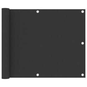 Balkonmarkise anthrazitgrauer Oxfordstoff 75x500 cm von vidaXL, Sonnenschirme - Ref: Foro24-134866, Preis: 26,41 €, Rabatt: %
