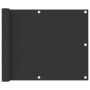 Toldo para balcón tela oxford gris antracita 75x500 cm de vidaXL, Sombrillas - Ref: Foro24-134866, Precio: 20,44 €, Descuento: %