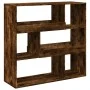 Separador de ambientes madera roble ahumado 100x33x94,5 cm de , Librerías y estanterías - Ref: Foro24-3309478, Precio: 75,52 ...