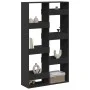 Raumteiler aus schwarzem Ingenieurholz 100x33x175 cm von , Bücherregale und Regale - Ref: Foro24-3309574, Preis: 109,35 €, Ra...