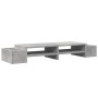 Soporte de pantalla con almacenaje gris hormigón 100x27x15 cm von , Computersockel und -erhöhungen - Ref: Foro24-854691, Prei...