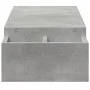 Soporte de pantalla con almacenaje gris hormigón 100x27x15 cm by , Computer bases and risers - Ref: Foro24-854691, Price: 33,...