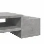 Soporte de pantalla con almacenaje gris hormigón 100x27x15 cm by , Computer bases and risers - Ref: Foro24-854691, Price: 33,...